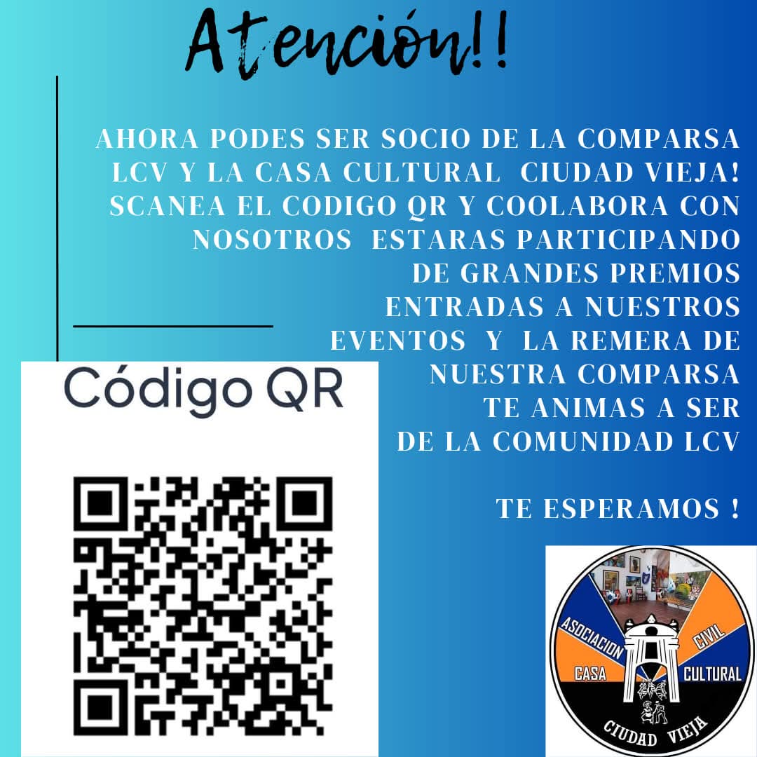 colaborar con comparsa y centro cultural ciudad vieja