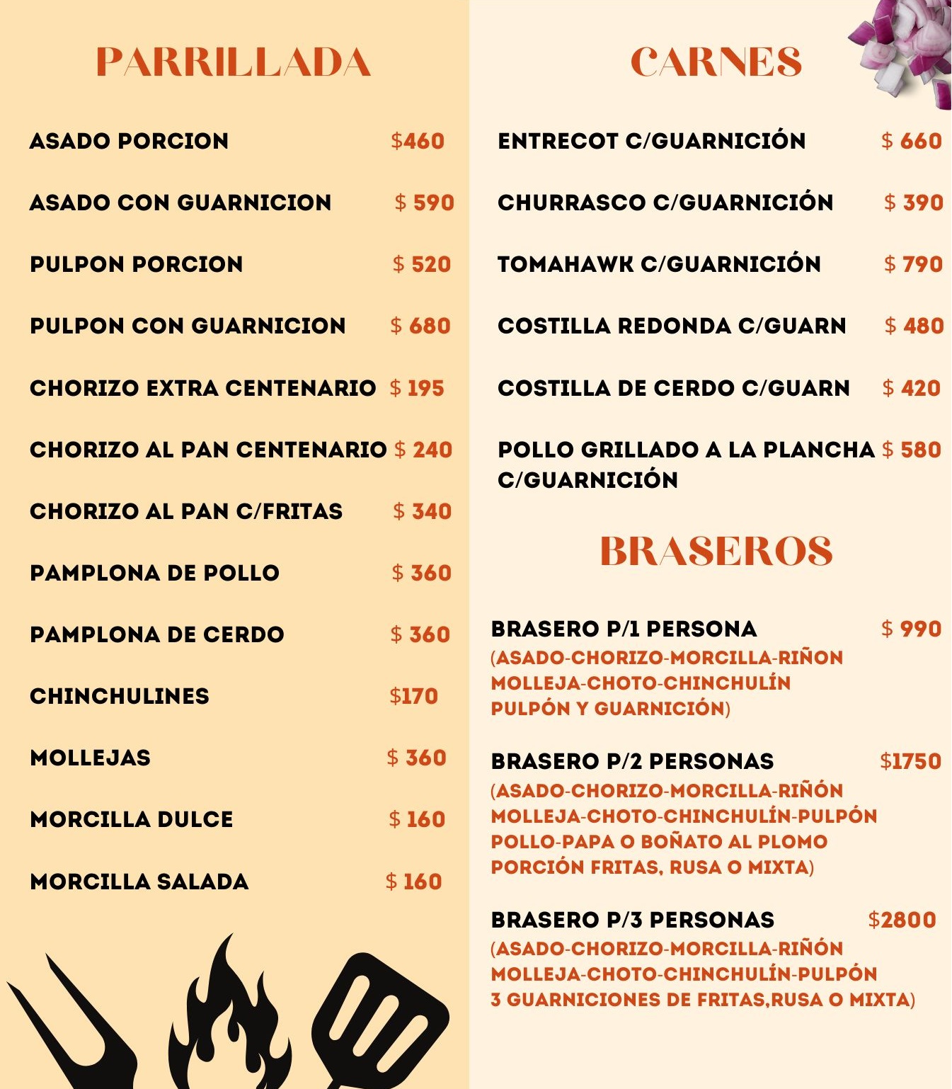 parrillada minas