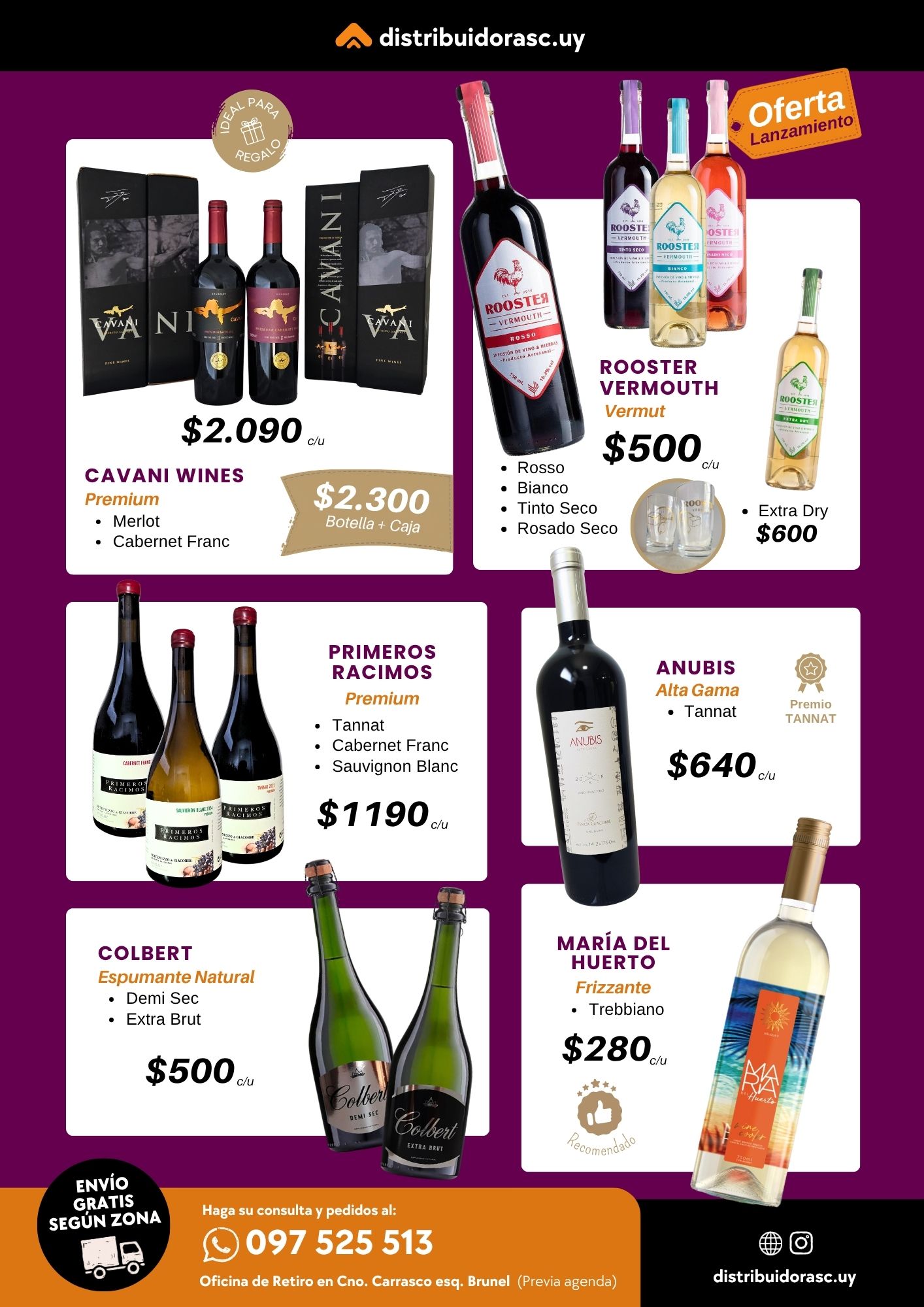 Precios vinos finca giacobbe