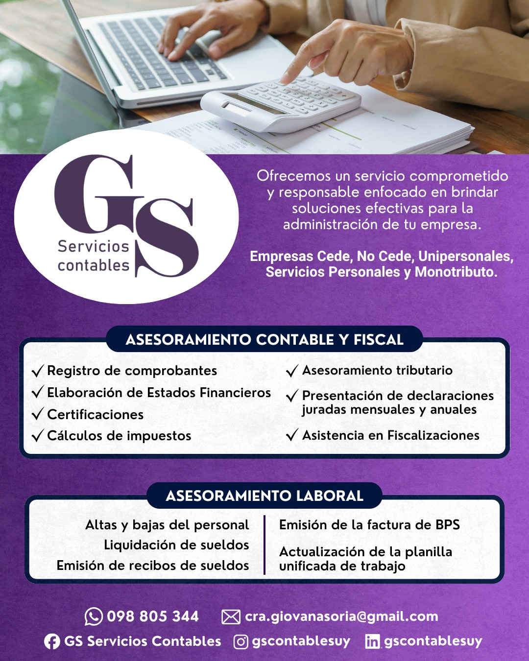 contadora publica asesoria contable fiscal laboral contador montevideo